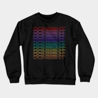 Consent y2k design Crewneck Sweatshirt